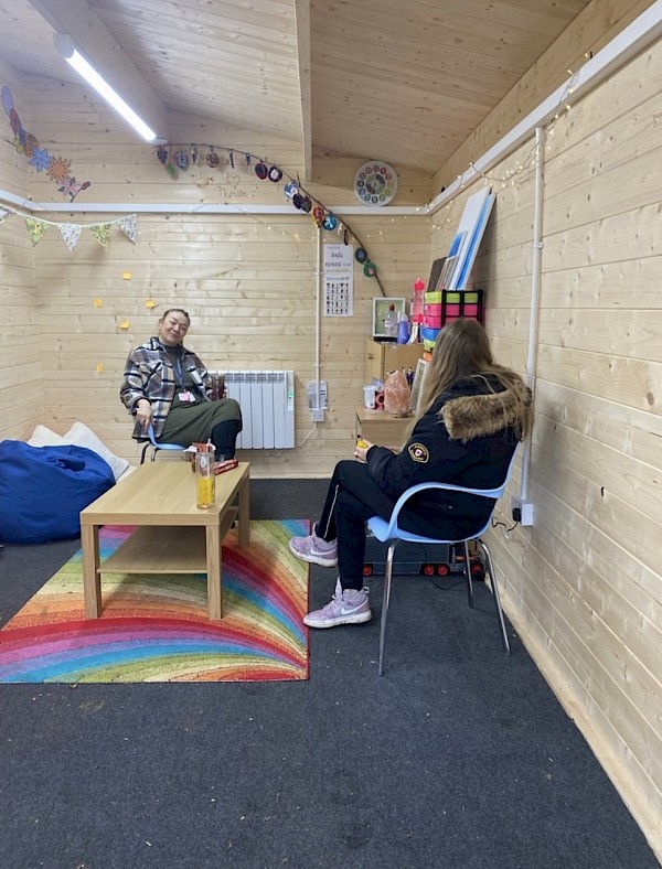 Students engaging in English lessons